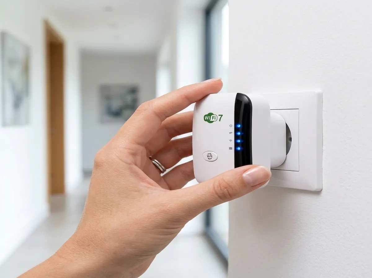 Step 1: Plugging InfiniteFi into wall electrical socket